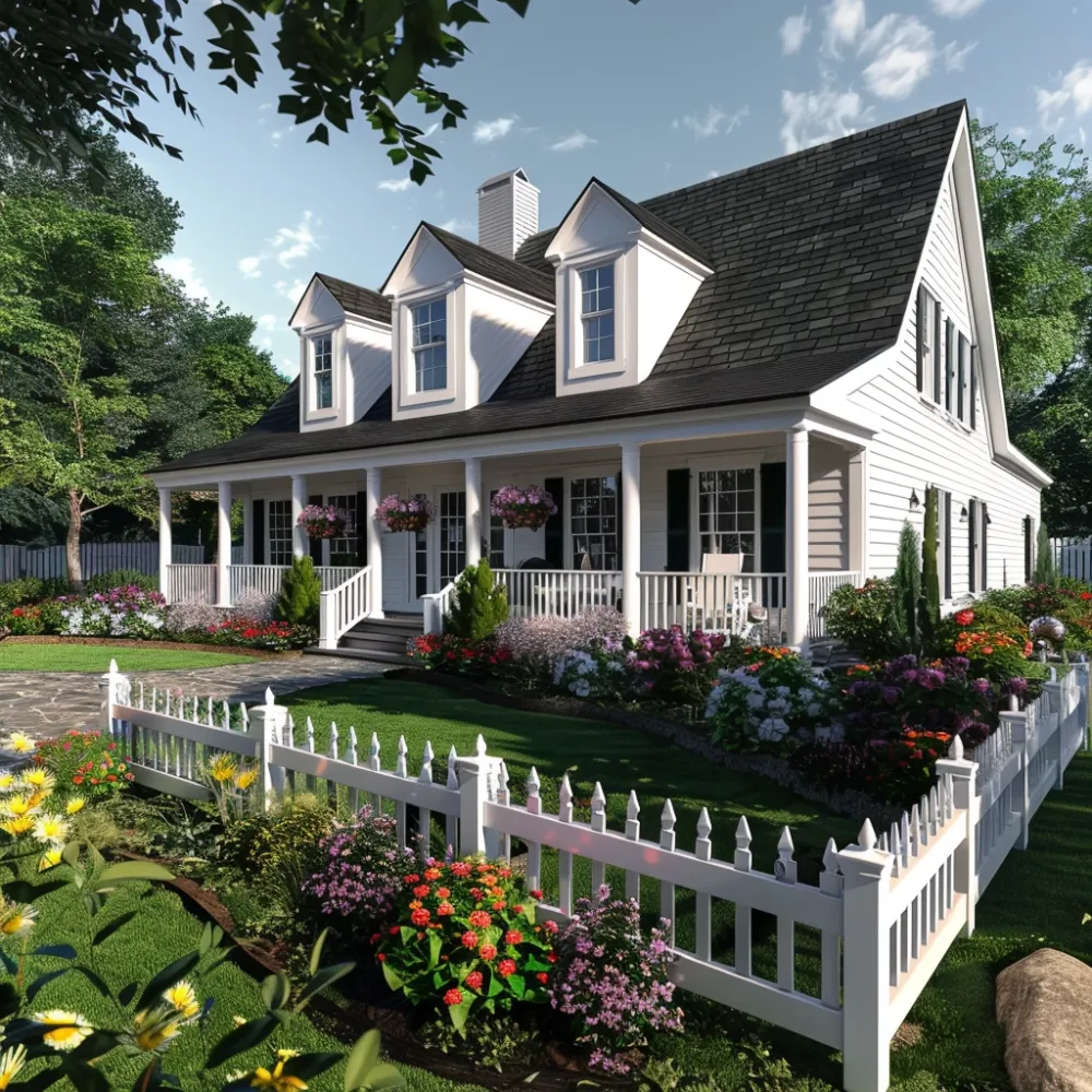 Charming Cape Cod Home with Flower Garden