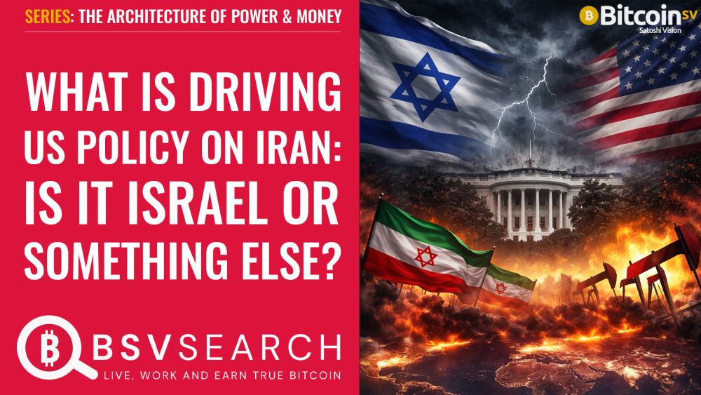 What is driving US policy on Iran: Is it Israel or something else?