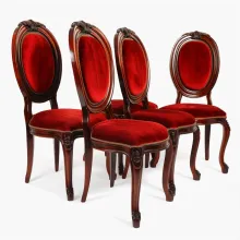 Luxurious Oak Dining Chairs - Set of 6